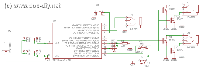 delay circuit schematics